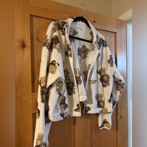 Grayson Threads Bear Print Fleece Jacket